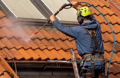 Démoussage et hydrofuge de toiture aux Prés